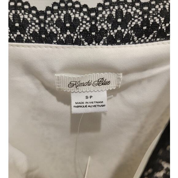 NEW Kimchi Blue Mini Dress Y2k Slip Lace Trim Chiffon Small White Black - Picture 8 of 12